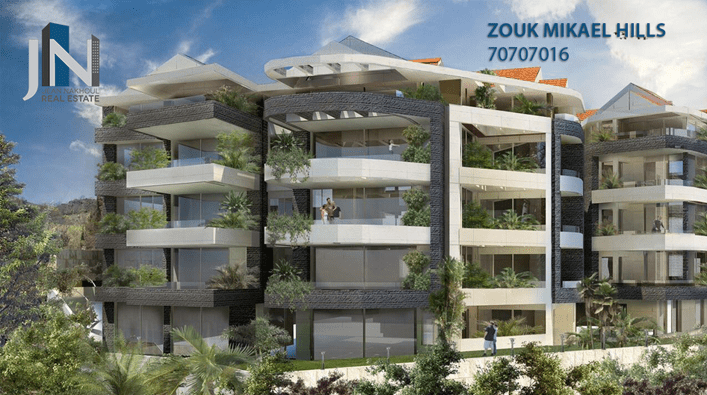 Residential apartments for sale in Zouk Mikael Hills
